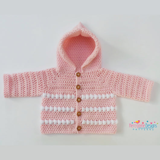 Crochet baby boy cardigan pattern with hood clearance