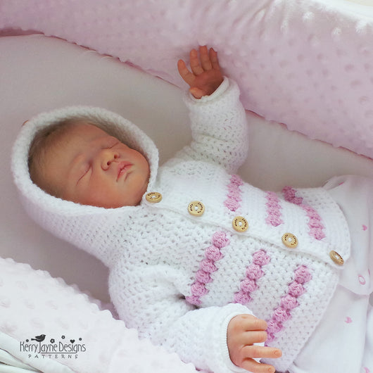 My First Hoodie Crochet Pattern UK Kerry Jayne Designs Ltd