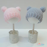 Pom pom hat crochet pattern