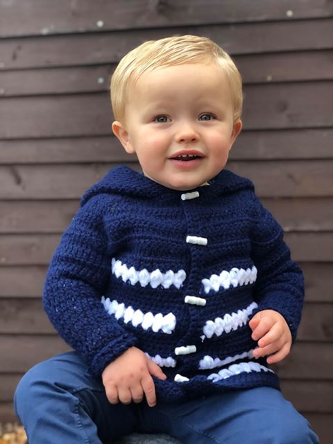 Crochet hoodie pattern child top