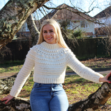 Bobble sweater crochet pattern