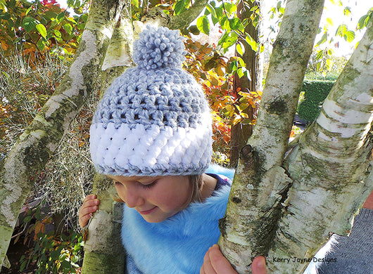 Nordic Snow Hat Pattern Child Size