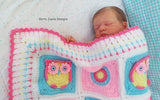 Owl blanket crochet pattern