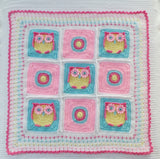 Owl blanket crochet pattern