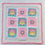 Owl blanket crochet Pattern