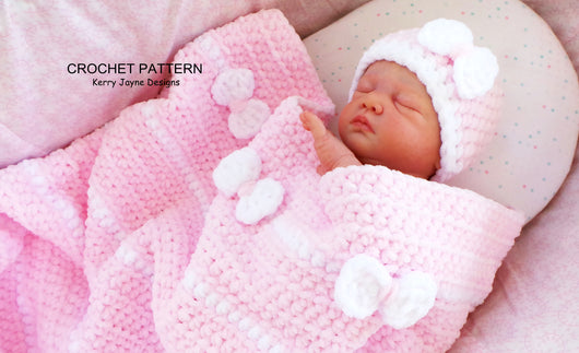Crochet baby blanket pattern