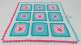 Crochet Blanket Pattern with Pigs