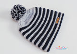 pinstripe hat crochet pattern