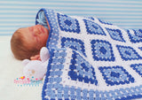 Block stitch blanket Pattern