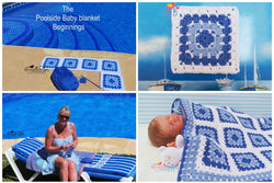 Granny square blanket crochet pattern