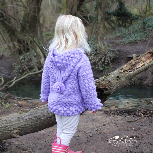 Puff Perfection Hoodie Crochet Pattern USA