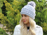 Bobble stitch hat crochet pattern