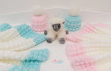 Puff perfection Blanket and Hat
