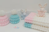 Puff perfection Blanket and hat pattern