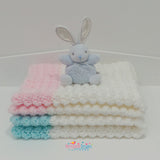 Puff Perfection Blanket and Hat Pattern USA