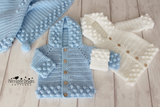 Blue and white Baby Hoodies