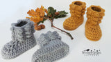 Baby bootie crochet pattern