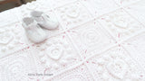 Baby warm crochet blanket pattern