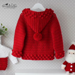 Bobble stitch Hoodie pattern