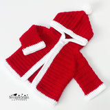 Hooded Santa jacket pattern