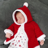 Christmas baby coat crochet pattern