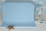 Bobble Stitch Crochet Blanket 