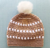 Modern crochet hat pattern 
