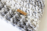 Crochet messy Bun hat pattern