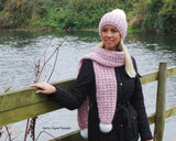 Women's Hat And Scarf Crochet Pattern