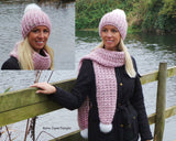 Crochet hat and cowel pattern
