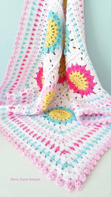 Granny square blanket pattern