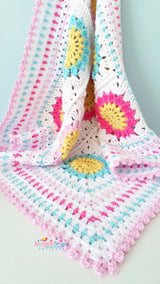Granny square blanket pattern