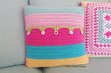 Starry Sun Pillow Crochet Pattern USA