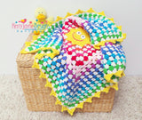 Granny Square blanket crochet pattern