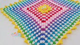 Rainbow Blanket Crochet Pattern