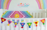 Rainbow Bunting crochet pattern