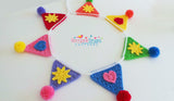 Colourful Bunting pattern