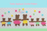 Crochet Teddy Applique pattern