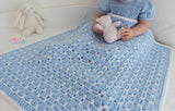 Blue baby blanket pattern