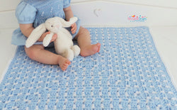 Chunky Blocks baby blanket pattern