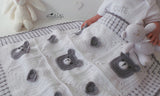 Teddy Bear baby blanket crochet pattern