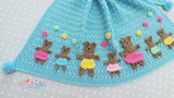 Teddy Bear blanket crochet pattern