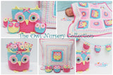 Owl nursery collection pattern