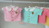 Little girls cardigan crochet pattern