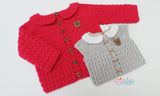 Toddler cardigan crochet pattern