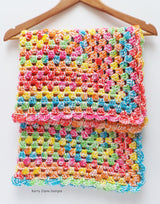 Granny square baby blanket pattern