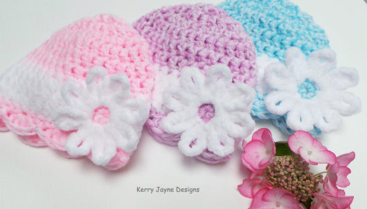 Colourful Soft Crochet Hat Pattern