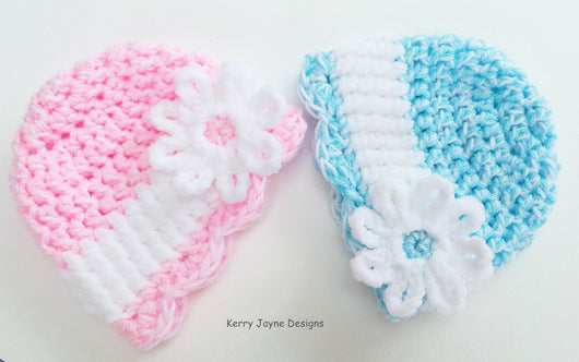 Velvet Daisy Crochet Hat Pattern