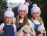 Crochet Pom pom hat pattern