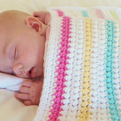 How to crochet a baby blanket 